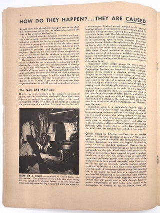 "Death on the Working Front" -- WWII-era Workplace Safety Bulletin from TIME, Inc.