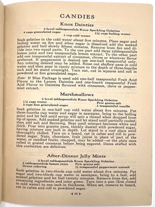 "Meals for Three" -- Promoting Gelatin to American Housewives