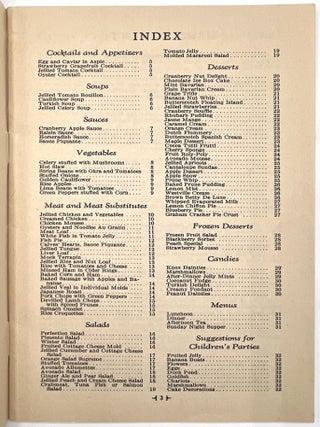 "Meals for Three" -- Promoting Gelatin to American Housewives