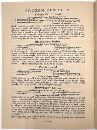 "Meals for Three" -- Promoting Gelatin to American Housewives