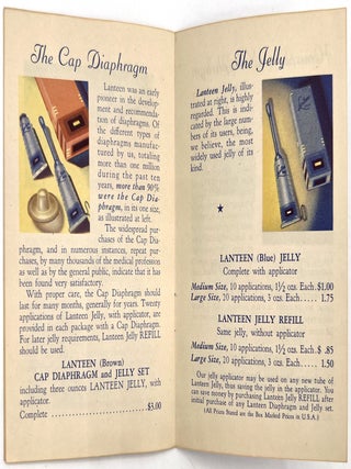 1930s Birth Control Advertising -- Seven (7) Booklets Marketing Lanteen Brand Contraception to Women between 1934 and 1942