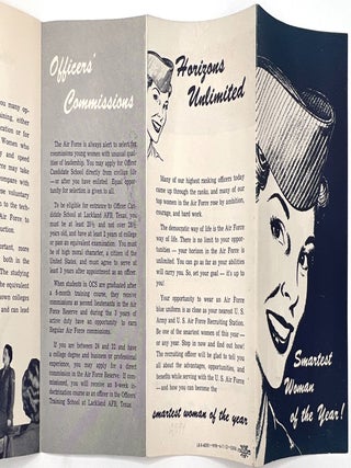 "Smartest Woman of the Year!" -- Recruiting Women in the Air Force c.1952