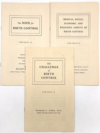 Item #24002324 "The Challenge of Birth Control" -- Three (3) Academic Case Studies Highlighting...