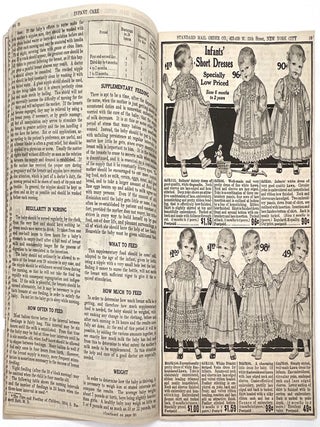 Caring for Baby c.1915: Three (3) Items Advertising Infant Care Products to New Mothers