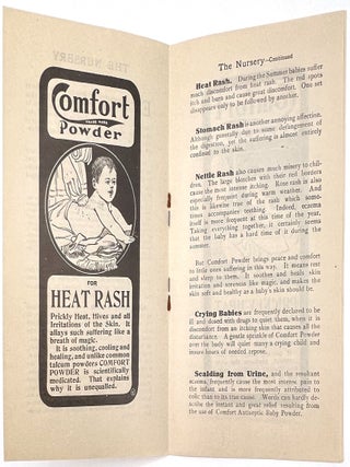 Caring for Baby c.1915: Three (3) Items Advertising Infant Care Products to New Mothers