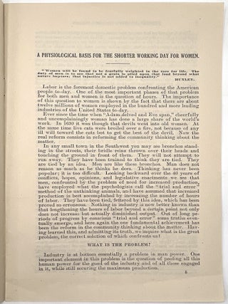 A Physiological Basis for the Shorter Working Day for Women