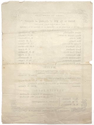 Public Exercises of the Young Ladies' Literary and Missionary Association