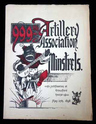 Item #24005368 999th Artillery Association Minstrels - Jollification at Crawford House