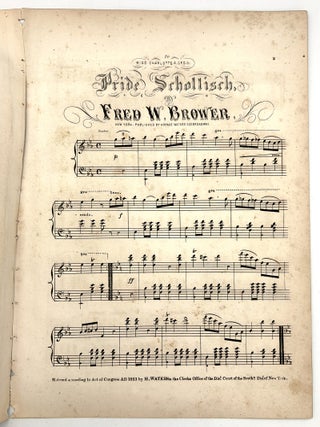 Victorian Sheet Music -- "Pride Schottisch"