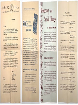 Item #24008612 Circulars Advertising Newly Published Books on Race, Democracy and Social Change...