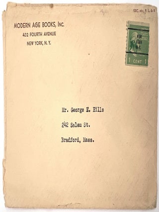 Circulars Advertising Newly Published Books on Race, Democracy and Social Change by Modern Age Books in 1940