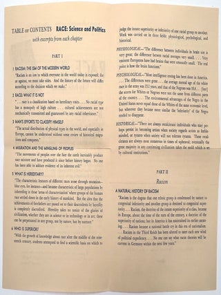 Circulars Advertising Newly Published Books on Race, Democracy and Social Change by Modern Age Books in 1940