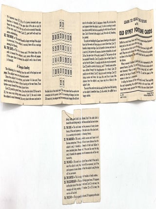 Old Gypsy Fortune Telling Cards