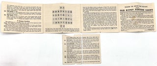 Old Gypsy Fortune Telling Cards