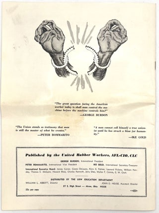 "Labor Scrap Book" -- United Rubber Workers, AFL-CIO, CLC