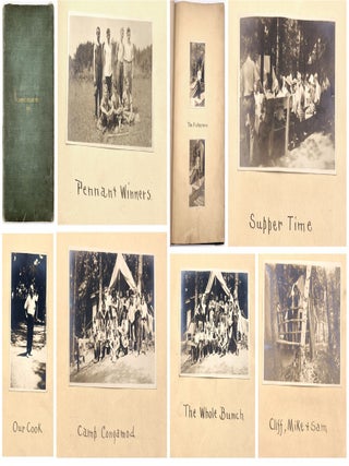 Item #24010392 1910 YMCA Camp Congamond Photo and Narrative Album - A Record of the Doings at...