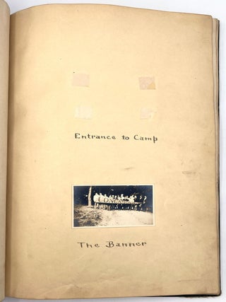 1910 YMCA Camp Congamond Photo and Narrative Album - A Record of the Doings at Camp Congamond in the Year Nineteen Ten