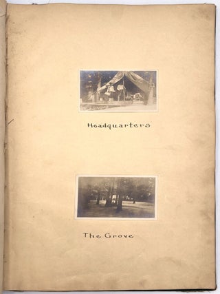 1910 YMCA Camp Congamond Photo and Narrative Album - A Record of the Doings at Camp Congamond in the Year Nineteen Ten