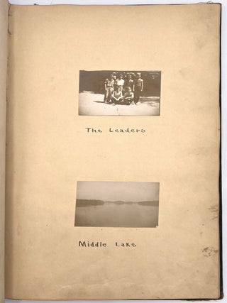 1910 YMCA Camp Congamond Photo and Narrative Album - A Record of the Doings at Camp Congamond in the Year Nineteen Ten