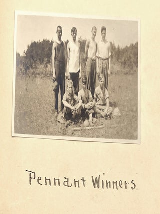 1910 YMCA Camp Congamond Photo and Narrative Album - A Record of the Doings at Camp Congamond in the Year Nineteen Ten