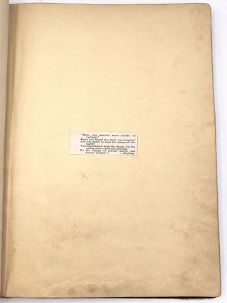 1910 YMCA Camp Congamond Photo and Narrative Album - A Record of the Doings at Camp Congamond in the Year Nineteen Ten