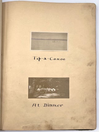 1910 YMCA Camp Congamond Photo and Narrative Album - A Record of the Doings at Camp Congamond in the Year Nineteen Ten