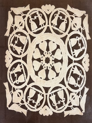 Item #24010895 1787 Exceptional English Folk Art Cutwork Valentine