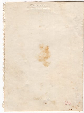 12mo Valentine with Pictorial Lace Paper, Embossed Victorian Scrap