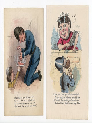 Item #24011654 2 vinegar valentines - Maids and Bobbies - 1 original art
