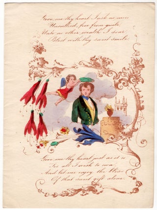 Item #24011888 Hand-colored Lithographed Valentine