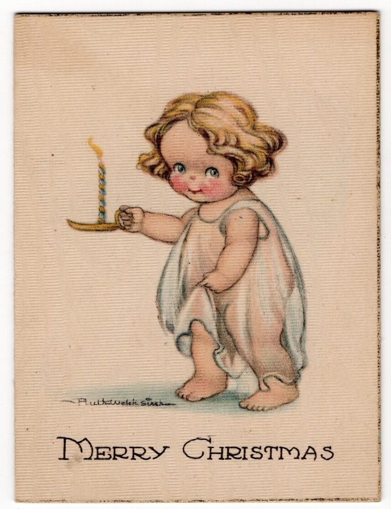 Merry Christmas -- Ruth Welch Siver Christmas Greeting Card | Ruth ...