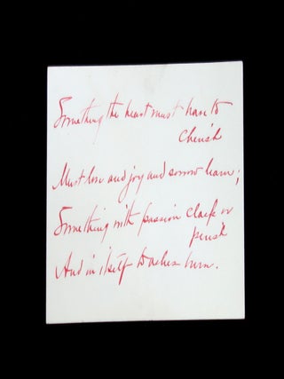 A Collection of Menus and related Ephemera from Yale, circa 1902