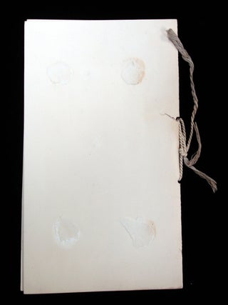 A Collection of Menus and related Ephemera from Yale, circa 1902