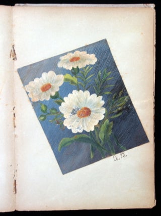 Bruxelles Friendship Album and Sketch Book, 1887-1916, beautiful original artwork