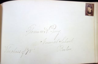 Album 1875-1878 Boston Normal School