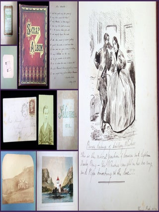 Item #24020110 Scrap Album for Selina Lawrence, 1873-1875, possibly England