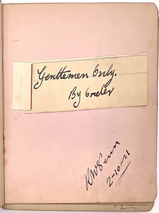 Friendship Album "With love from Ethel 2nd to Ethel 1st"