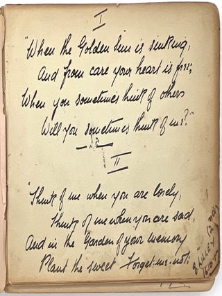 Friendship Album "With love from Ethel 2nd to Ethel 1st"