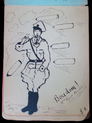 Queen Mary's Army Auxiliary Corps Autograph and Drawing Album, c1915-1918 (W.A.A.C.)