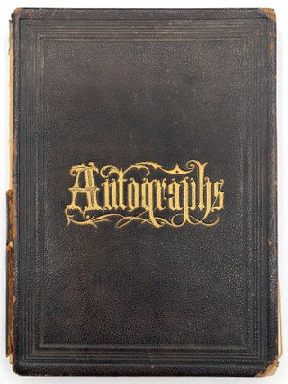 c.1864 Concord, New Hampshire Autograph Album with Many Engrossed Signatures