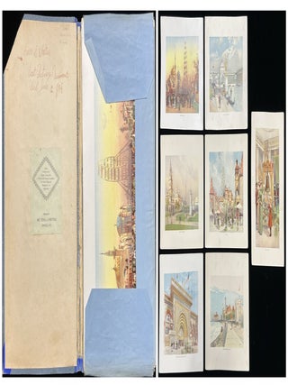 Item #24022609 "The World's Fair in Water Colors" -- Seven (7) Prints in Original Portfolio...