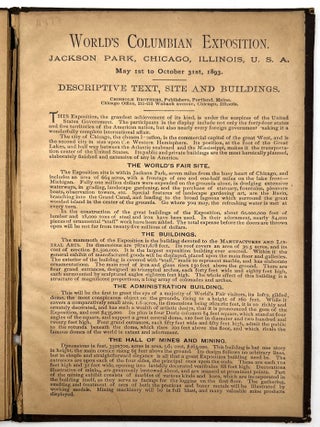 "World's Columbian Exhibition Chicago" -- Accordion-Style 1893 Souvenir Book