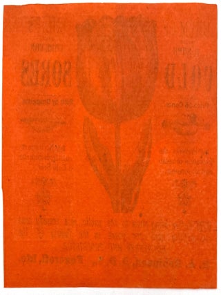 "Balm of Tulips" Cold Sore Patent Medicine Advertisement