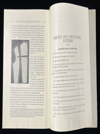 "Corsets and Close-Fitting Patterns" -- Instruction Booklet for Corset Design with Printed Pattern