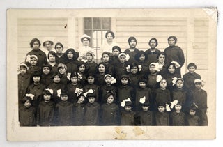 Item #25000558 c.1910 Real Photo Postcard Depicting Female Students at a Nez Perce Reservation...