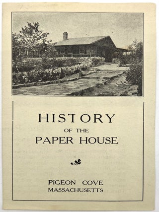 Item #25000771 History of the Paper House