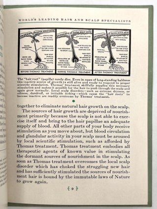 Advertising Hair Growth Products, 1930s and 1940s