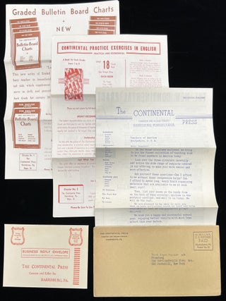 Item #25001827 Three (3) Circulars Advertising Textbooks, Workbooks, and Classroom Ephemera for...