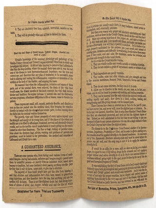 "Glad Tidings of Good Things" -- Advertising Patent Medicine for Venereal Diseases, Impotency, and More