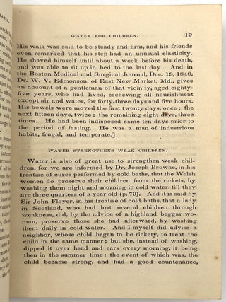 "Curiosities of Common Water" -- 1851 Reprint of Important 18th Century Treatise on Healing Properties of Water